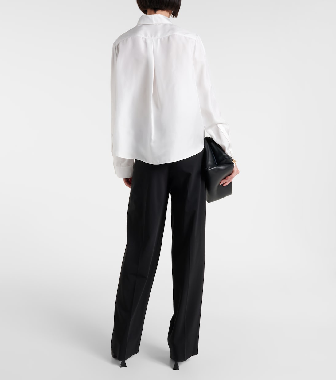 Blusa Sensual Coolness de sarga de seda | Dorothee Schumacher