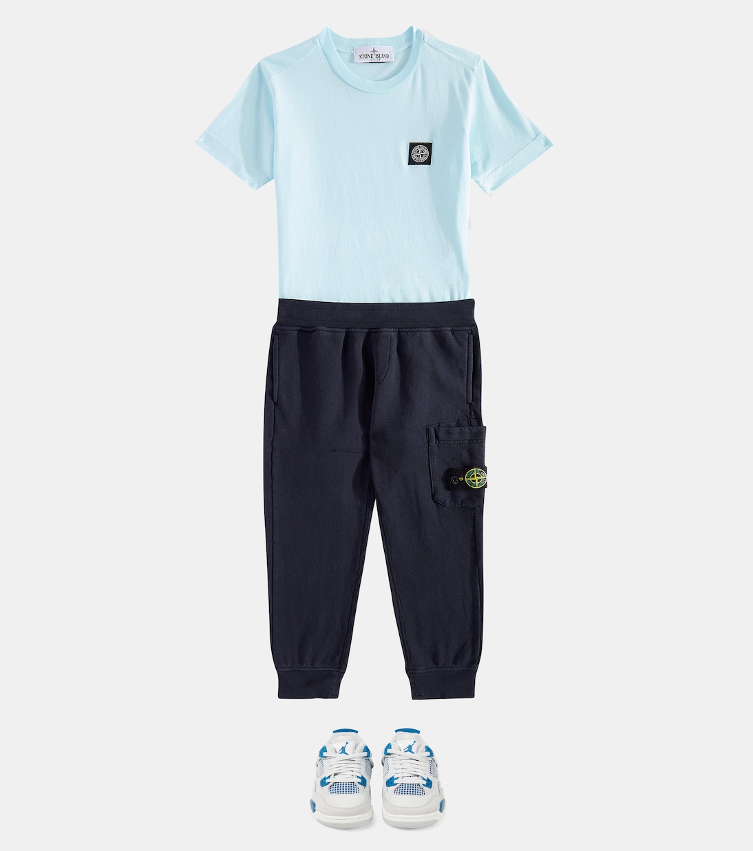 T-Shirt aus Baumwoll-Jersey | Stone Island Junior