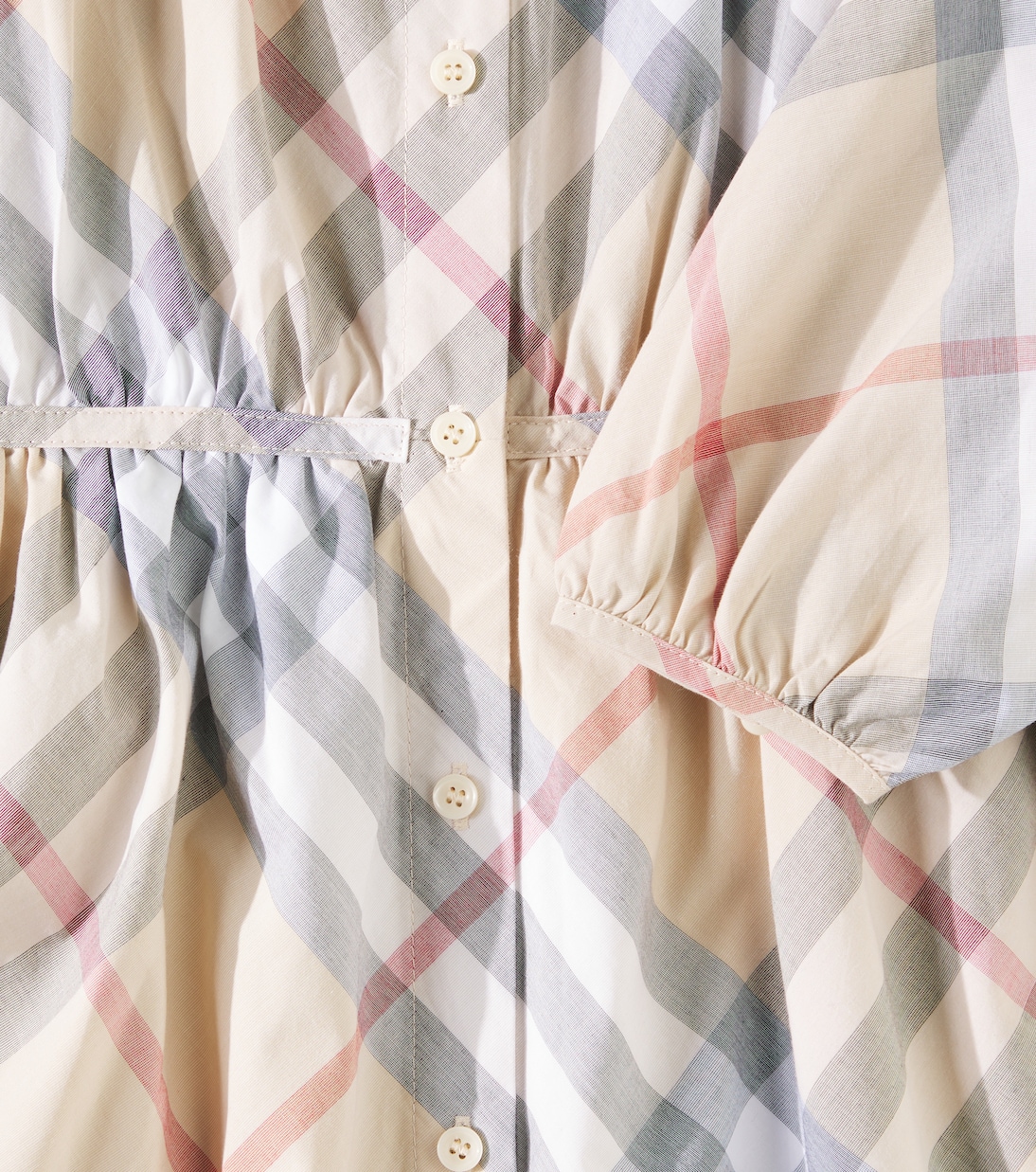Abito in cotone Burberry Check | Burberry Kids