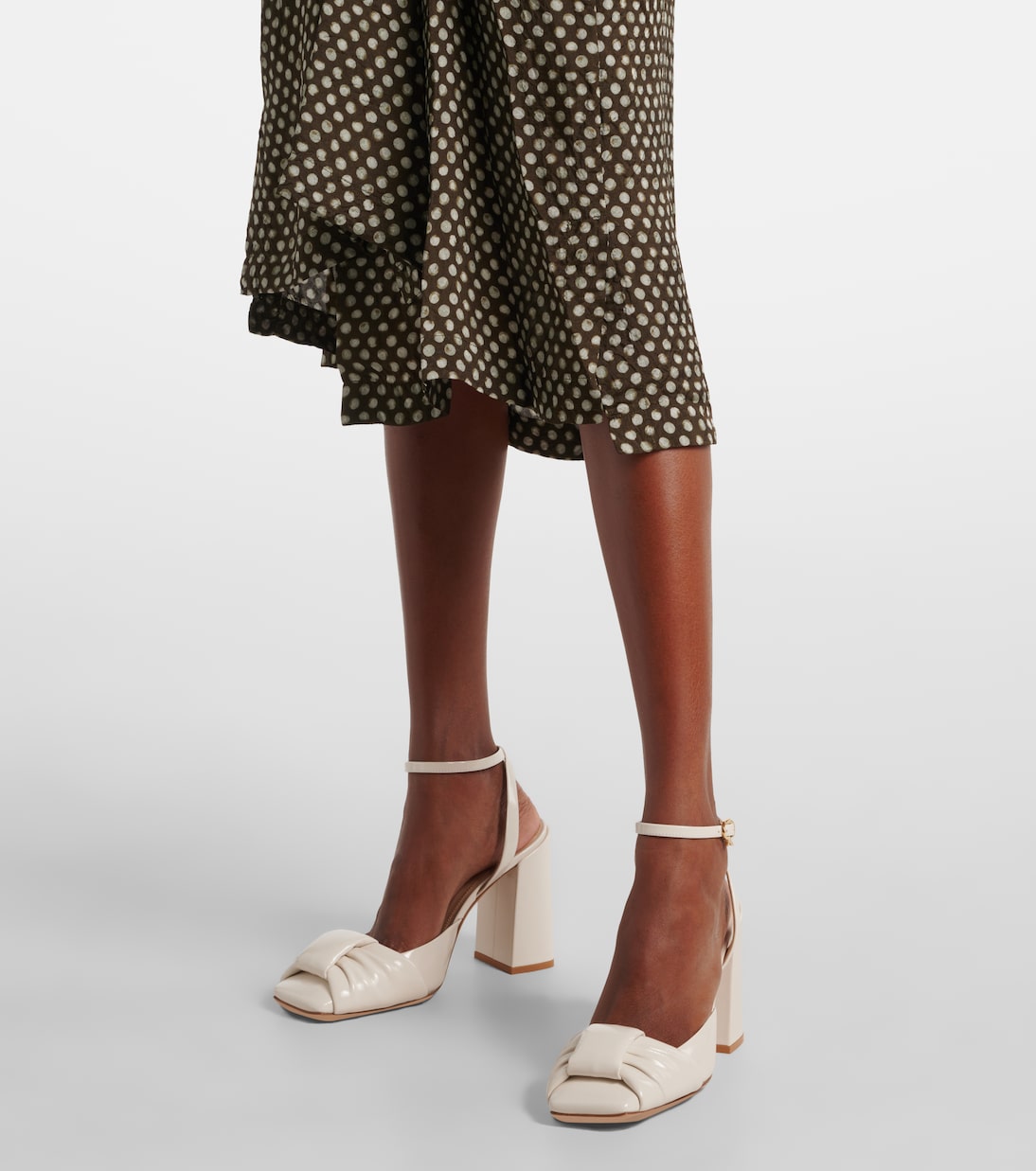 Pumps Draped Bow 90 in vernice | Gianvito Rossi