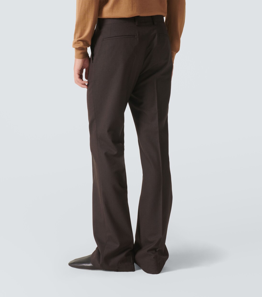 Pantaloni flared in toile di lana | Dries Van Noten