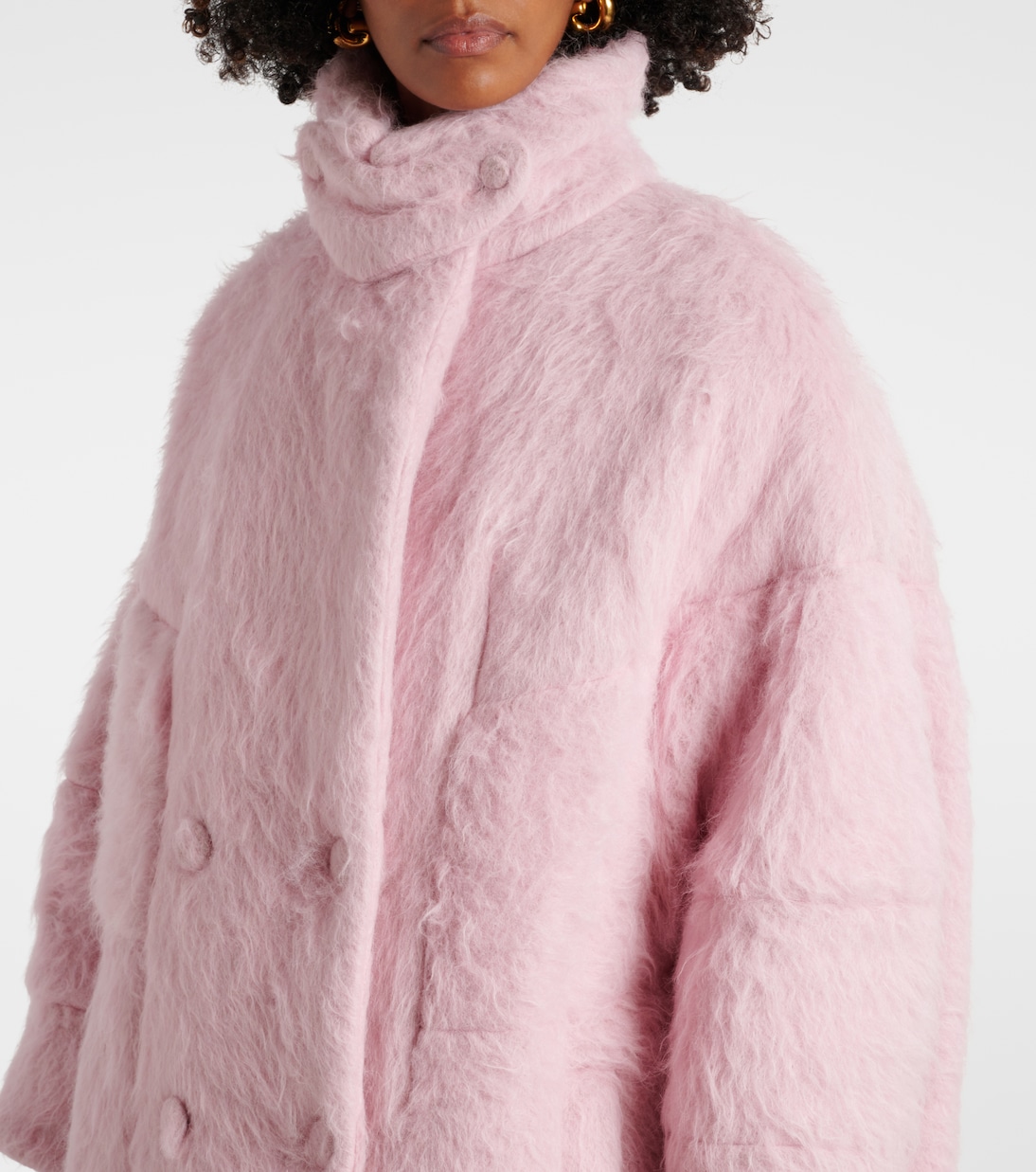 Mantel aus Faux Shearling | Dries Van Noten