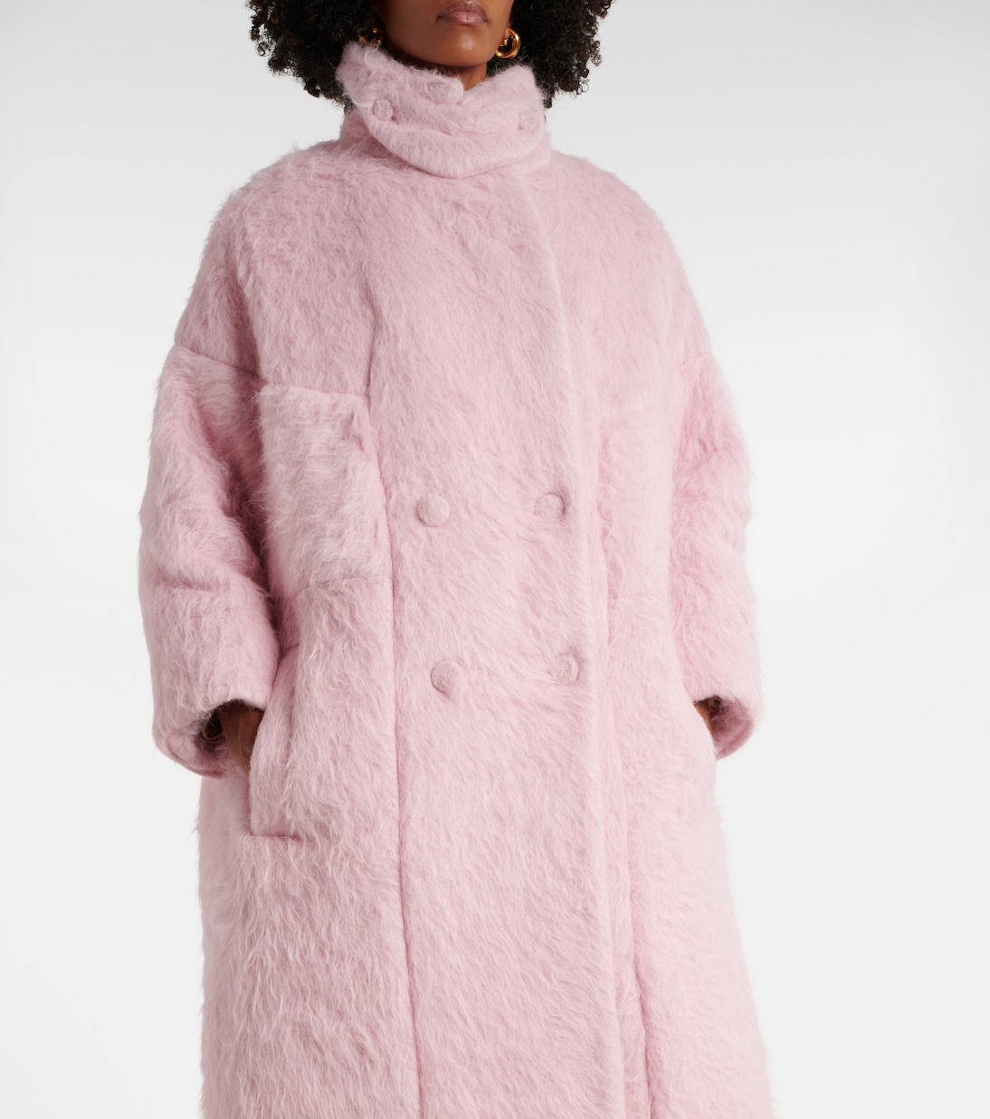 Mantel aus Faux Shearling | Dries Van Noten