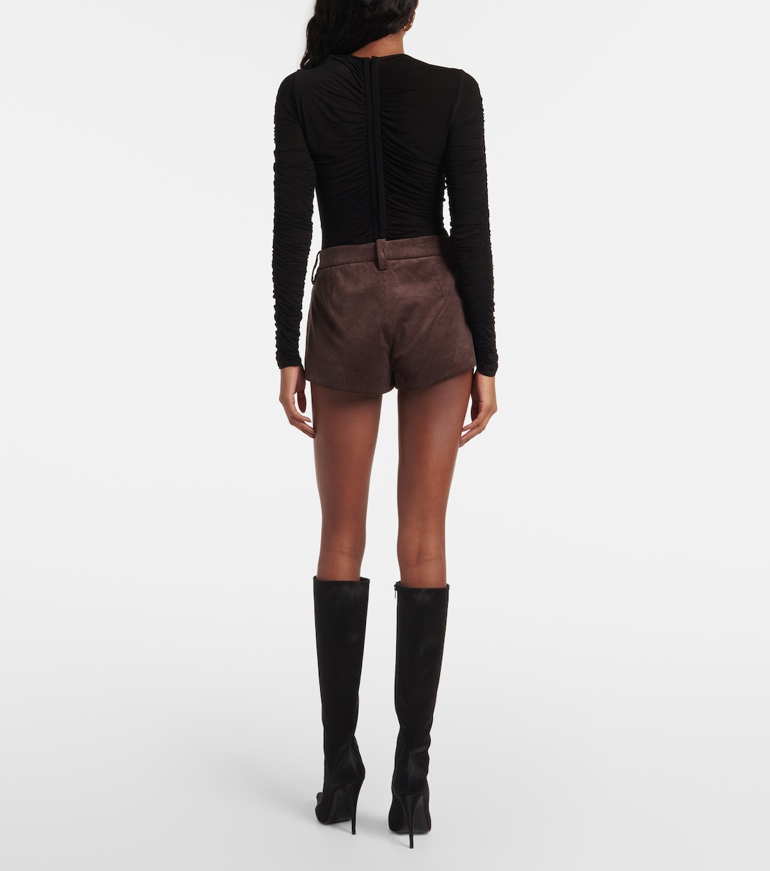 Shorts in velluto a coste di cotone | Magda Butrym