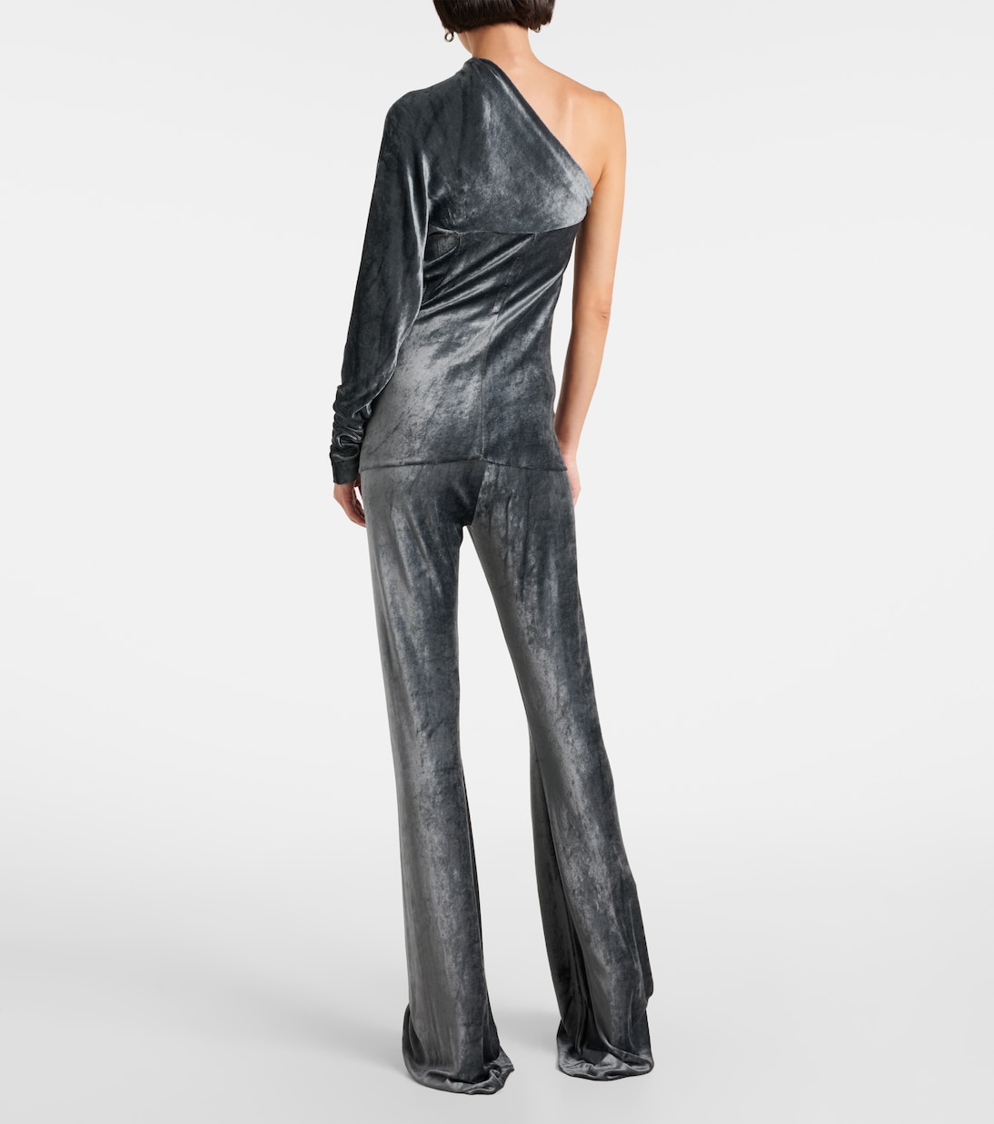 Top monospalla Diana in velluto | Rick Owens