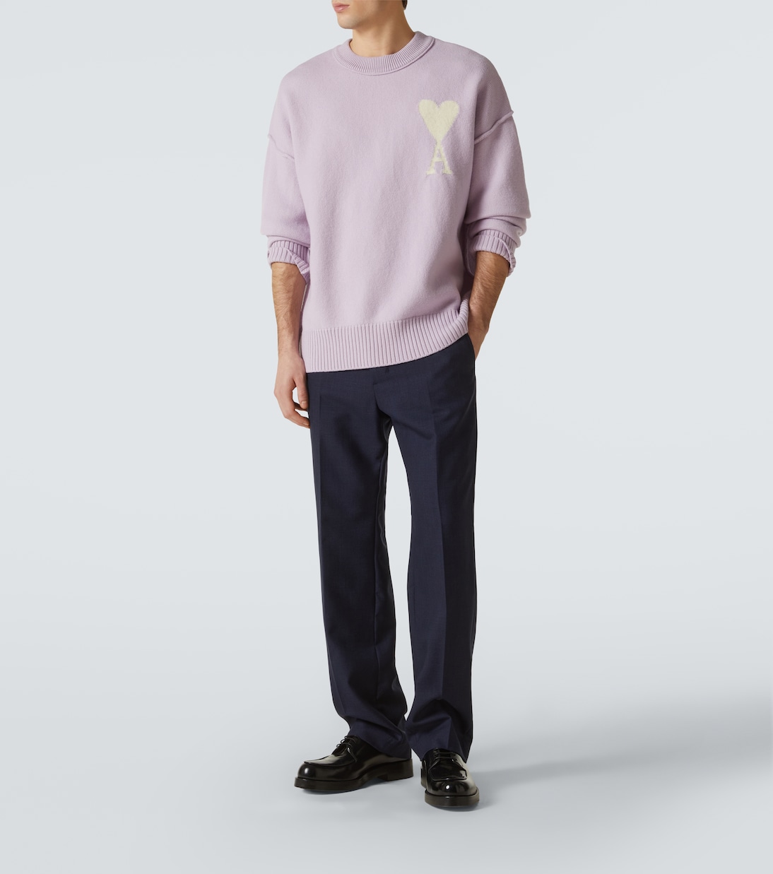 Ami De Cœur virgin wool sweater | Ami Paris