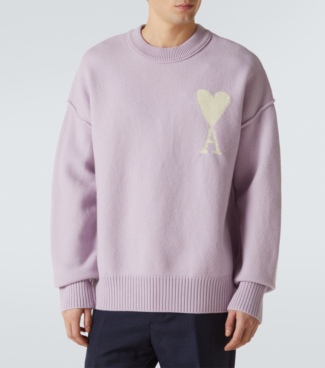 Ami De Cœur virgin wool sweater | Ami Paris