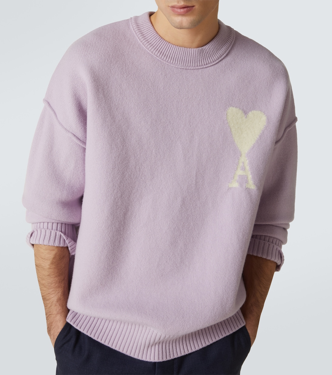 Ami De Cœur virgin wool sweater | Ami Paris