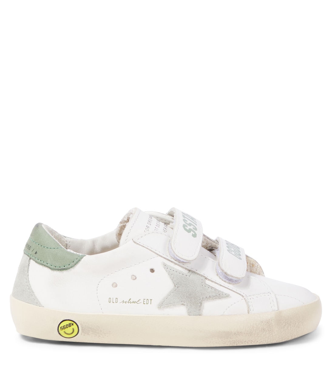 Sneakers Old School in pelle con glitter | Golden Goose Kids