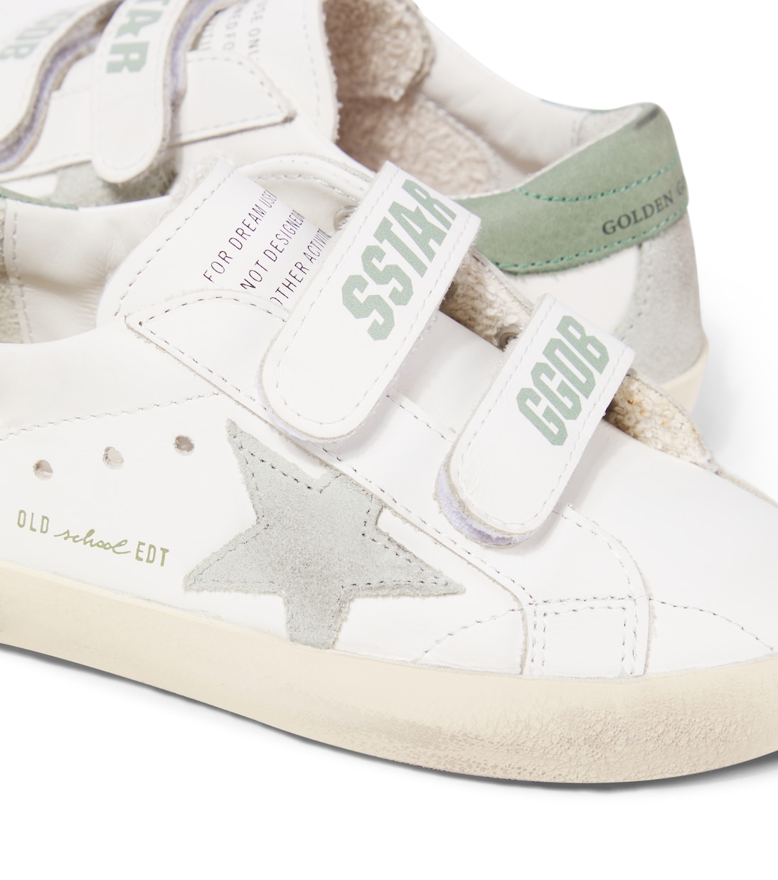 Sneakers Old School in pelle con glitter | Golden Goose Kids