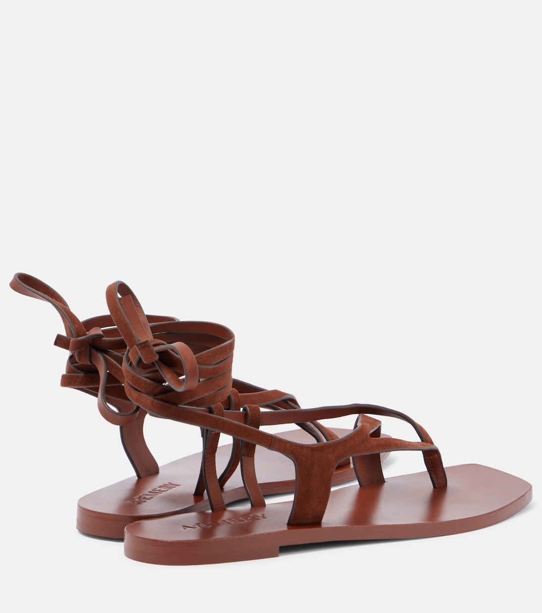 Rita suede thong sandals | A.Emery
