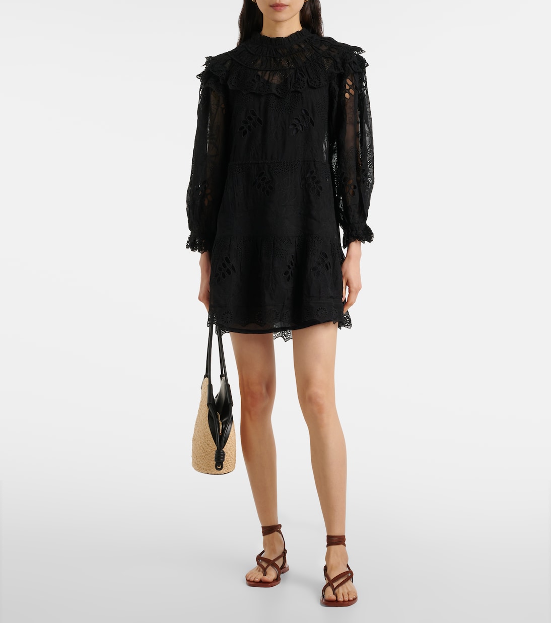 Rita suede thong sandals | A.Emery
