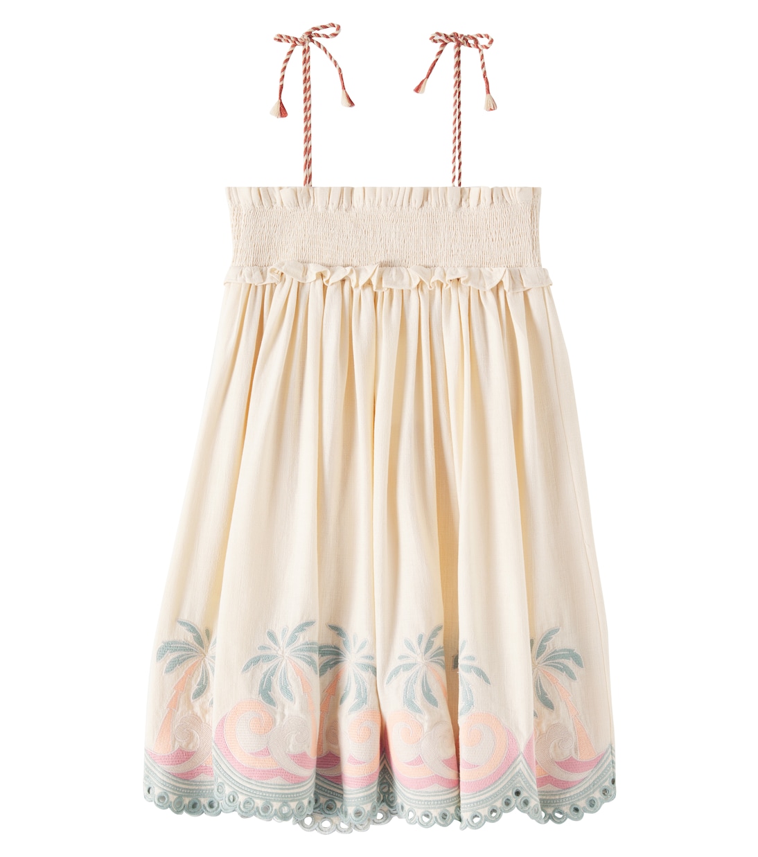Besticktes Kleid Tallow aus Baumwolle | Zimmermann Kids
