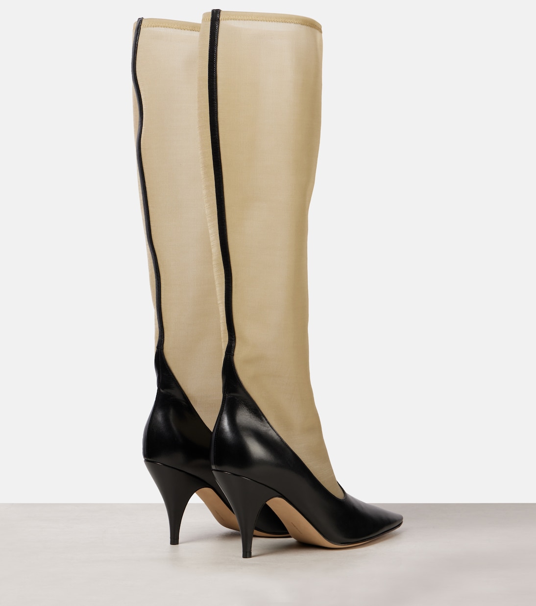 Bottes en résille et cuir | The Row