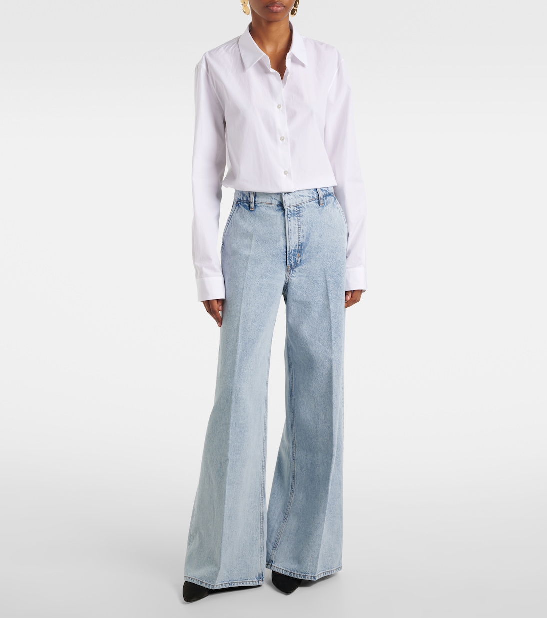 Jean ample à taille haute | Frame