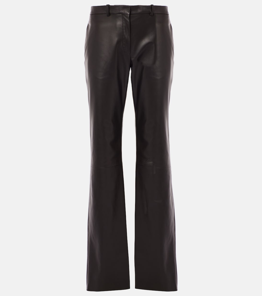 Pantaloni regular Selviese in pelle | The Row