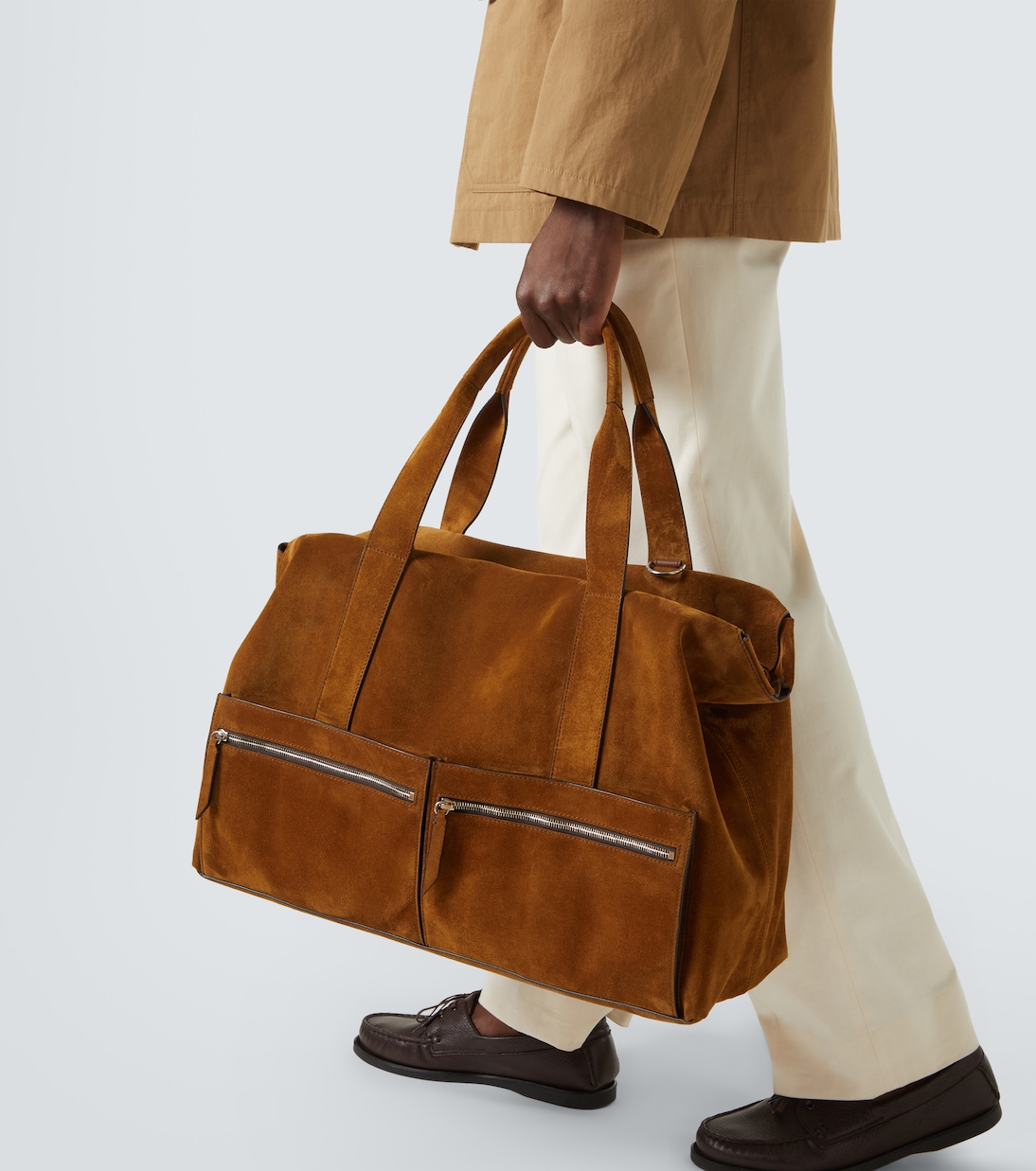 Cabas Racer 53 en daim | Métier