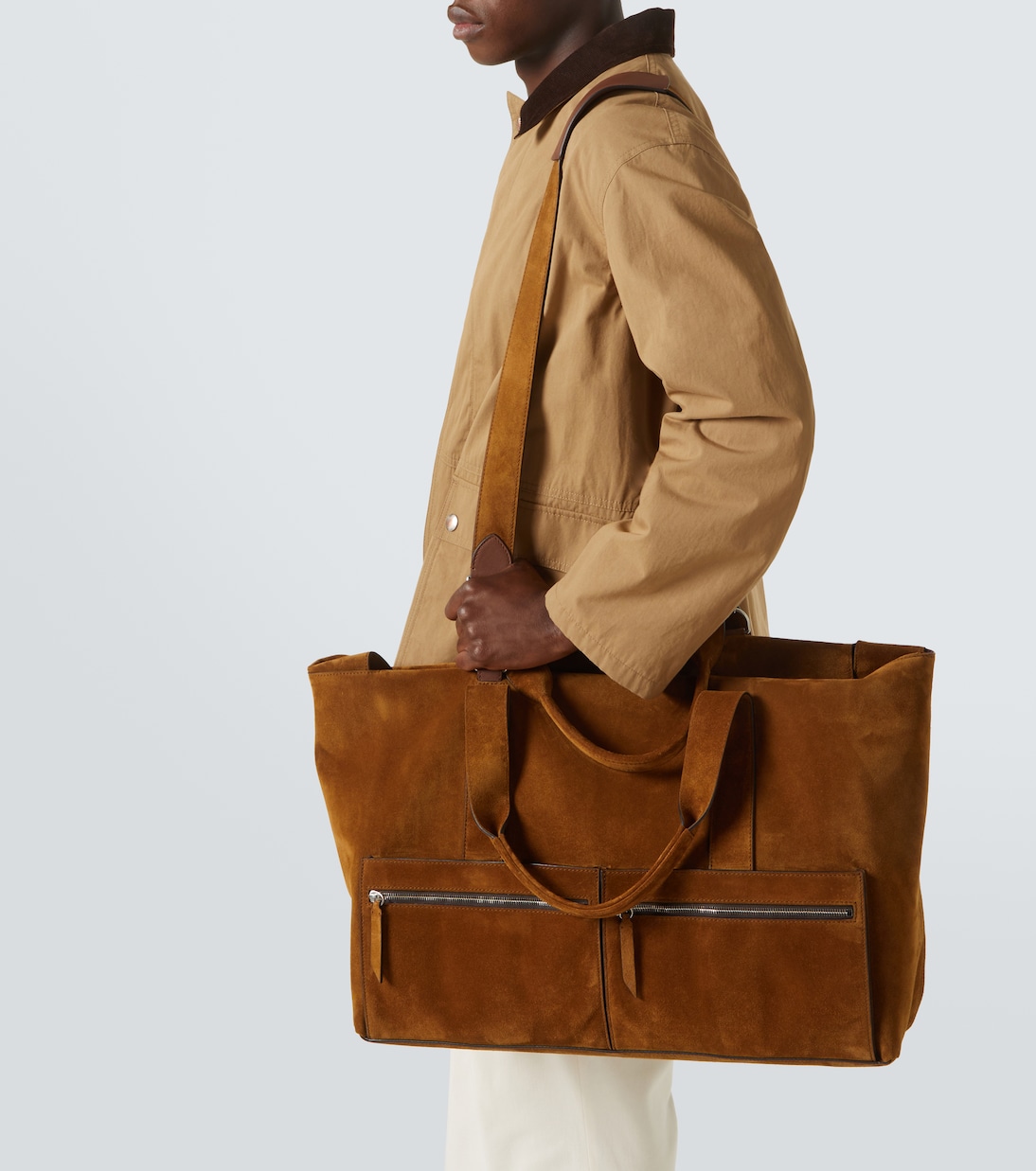 Cabas Racer 53 en daim | Métier