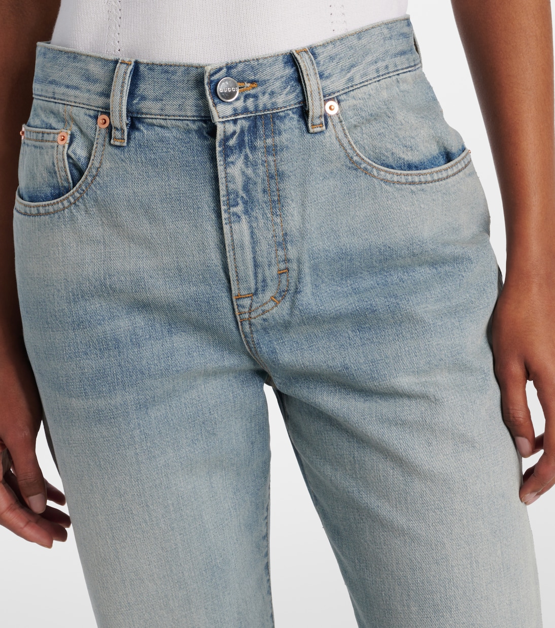 Jeans bootcut a vita alta | Gucci