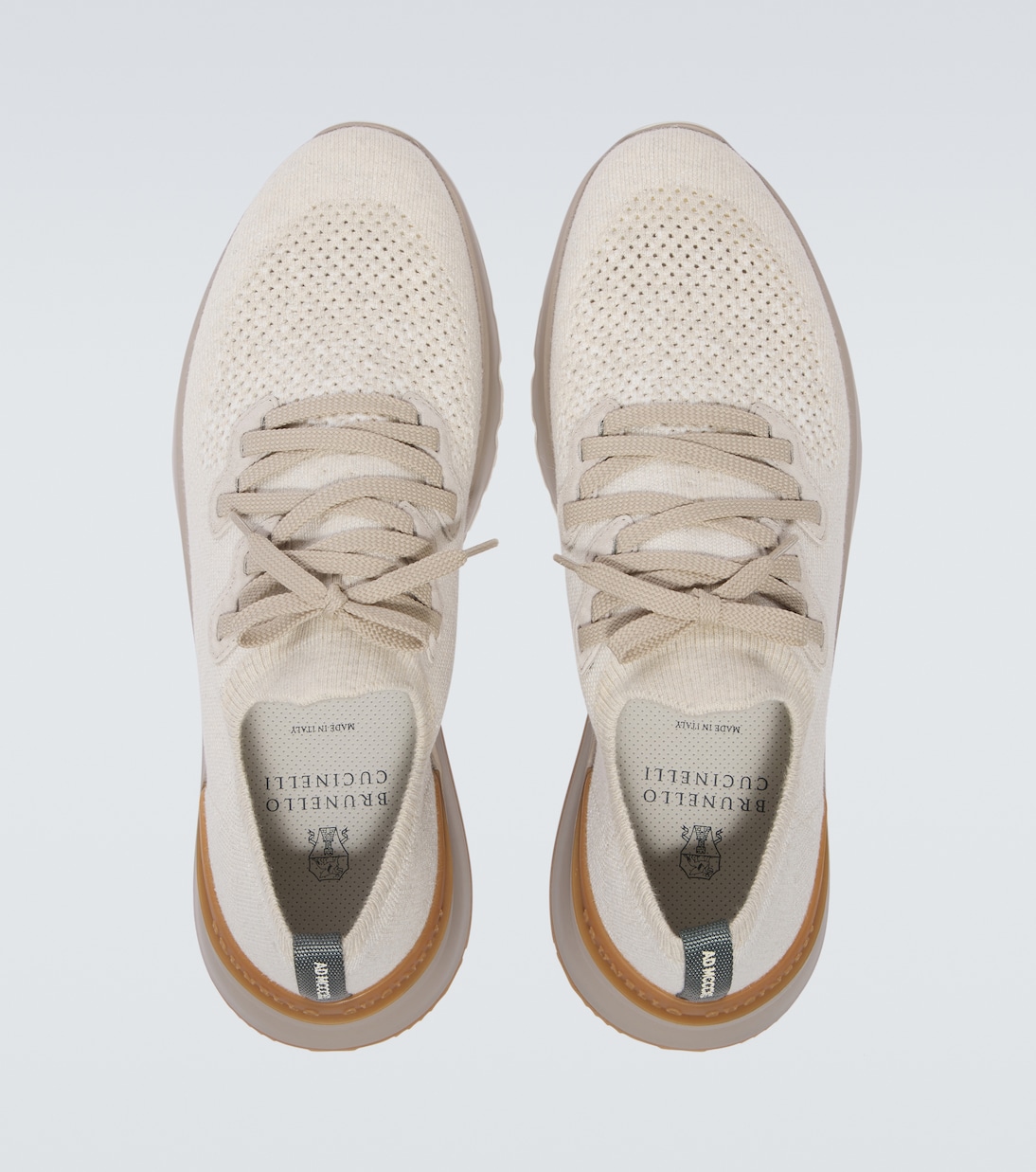 Zapatillas de punto chiné | Brunello Cucinelli