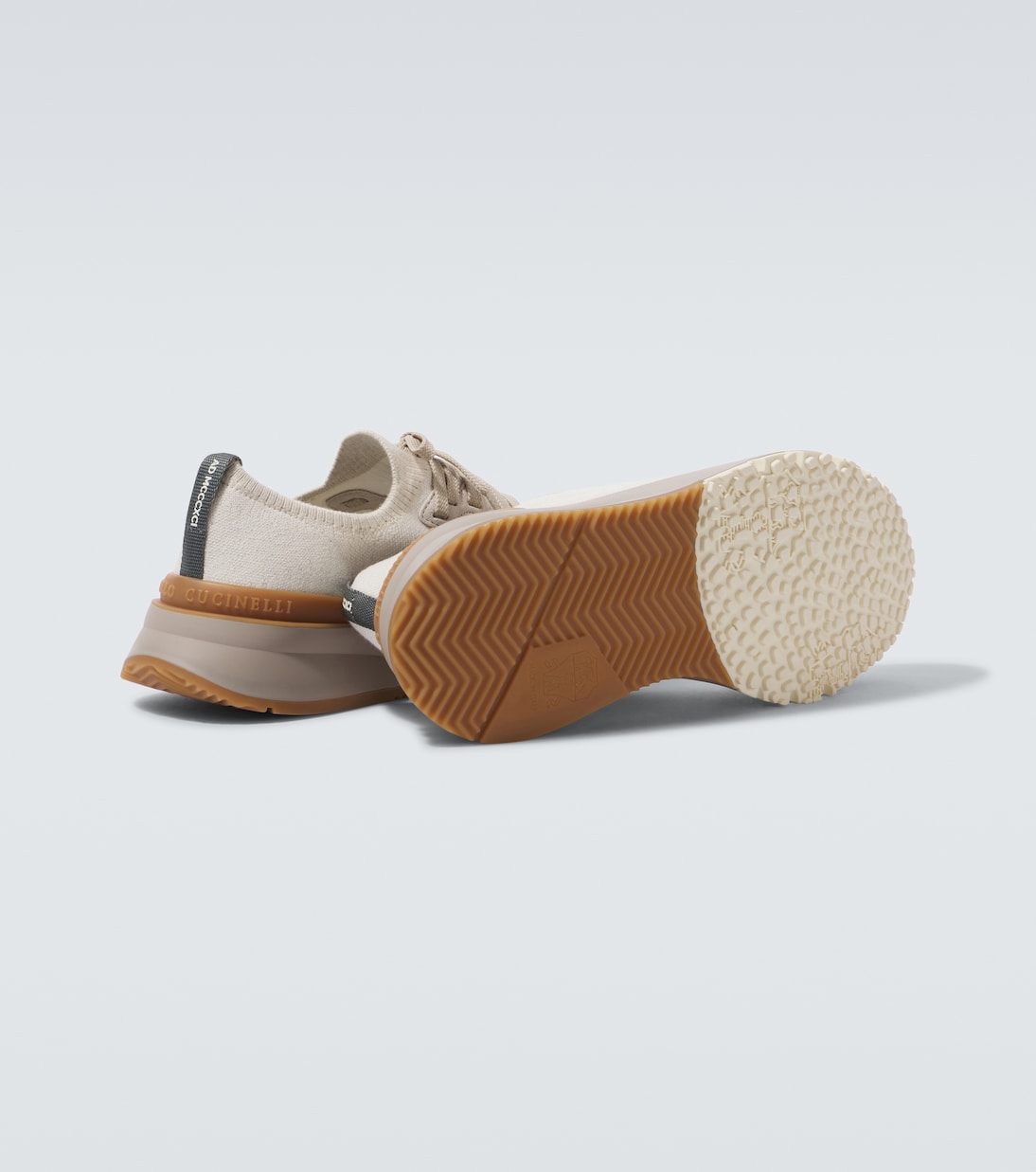 Zapatillas de punto chiné | Brunello Cucinelli