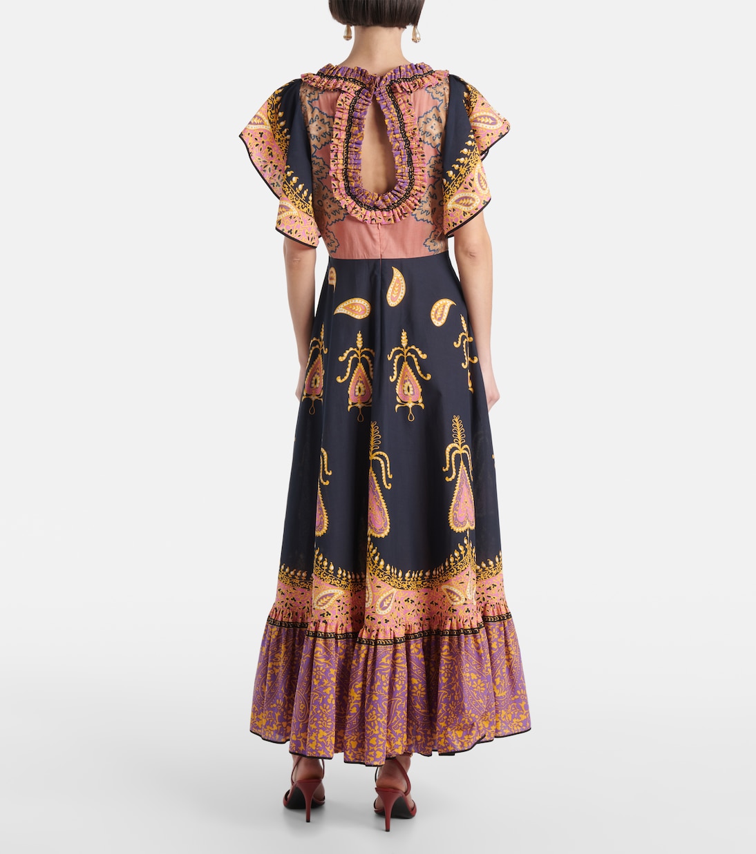 Robe longue en coton | Valentino