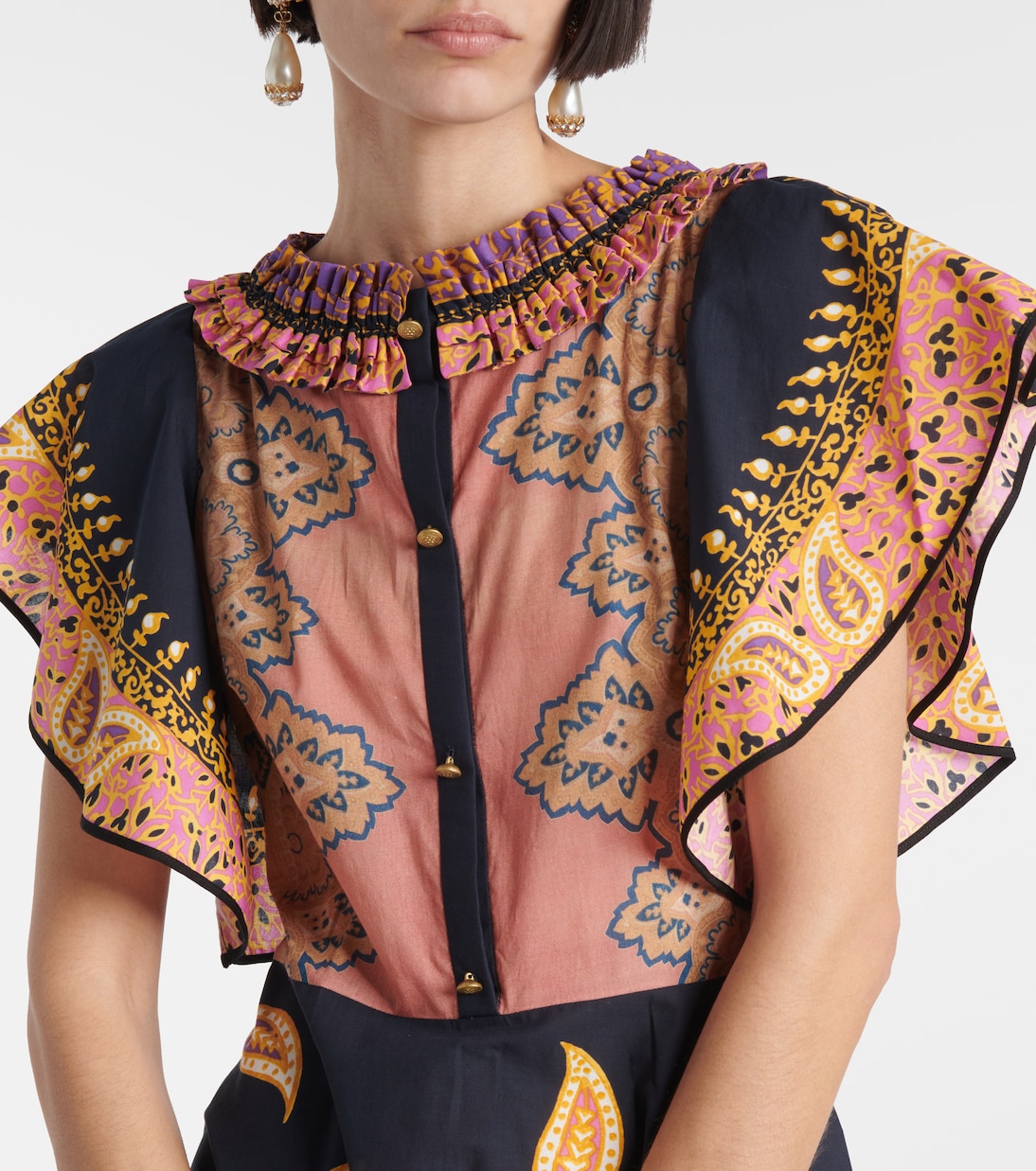 Robe longue en coton | Valentino
