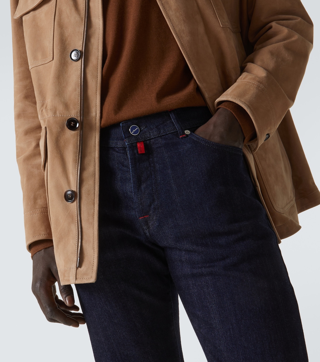 Jean slim à taille basse | Kiton