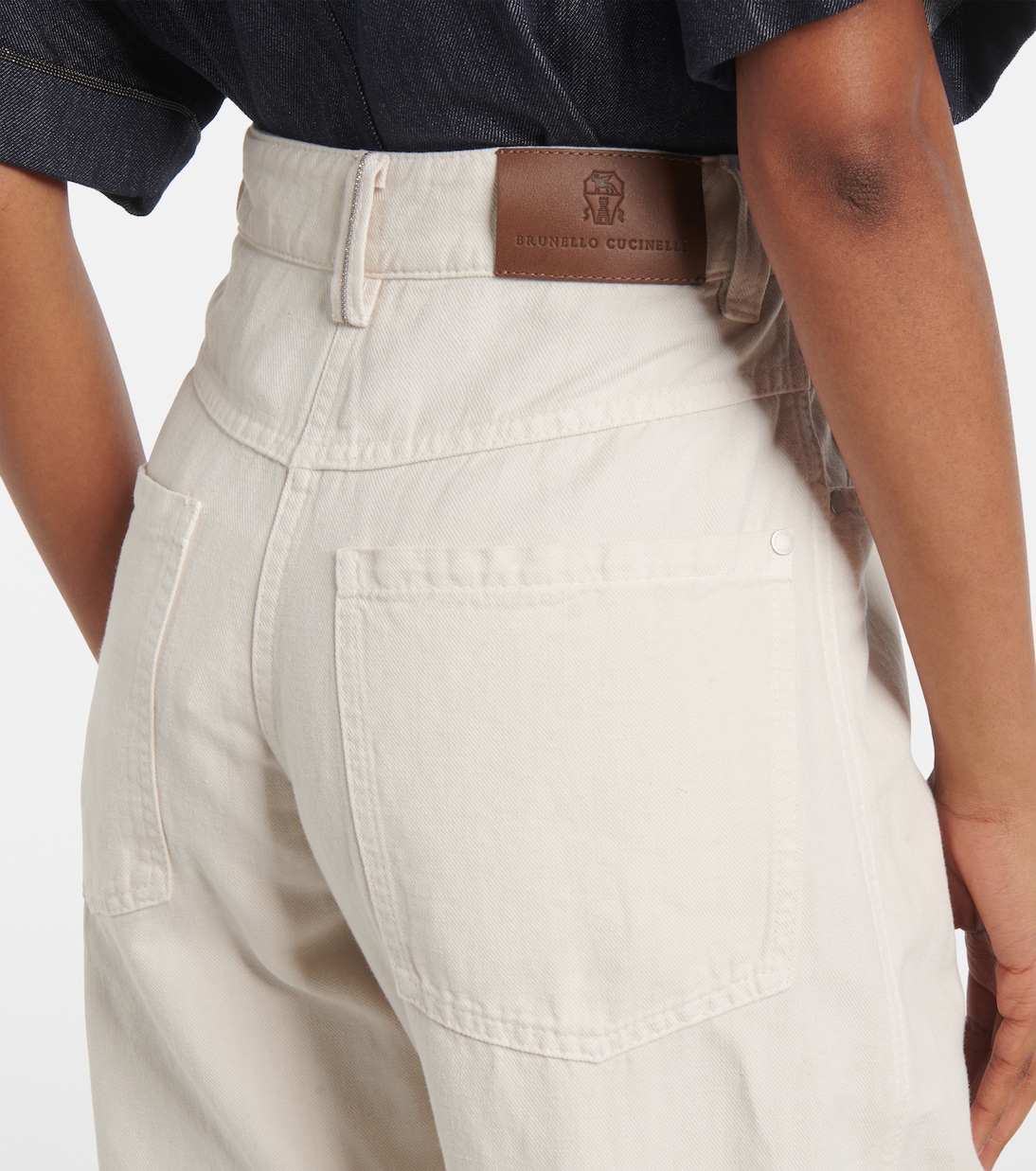 Jeans a gamba larga | Brunello Cucinelli