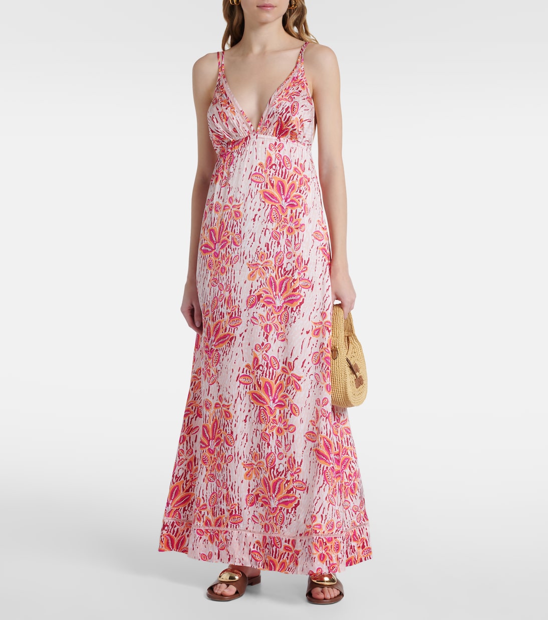 Bedrucktes Maxikleid Cassandra | Poupette St Barth