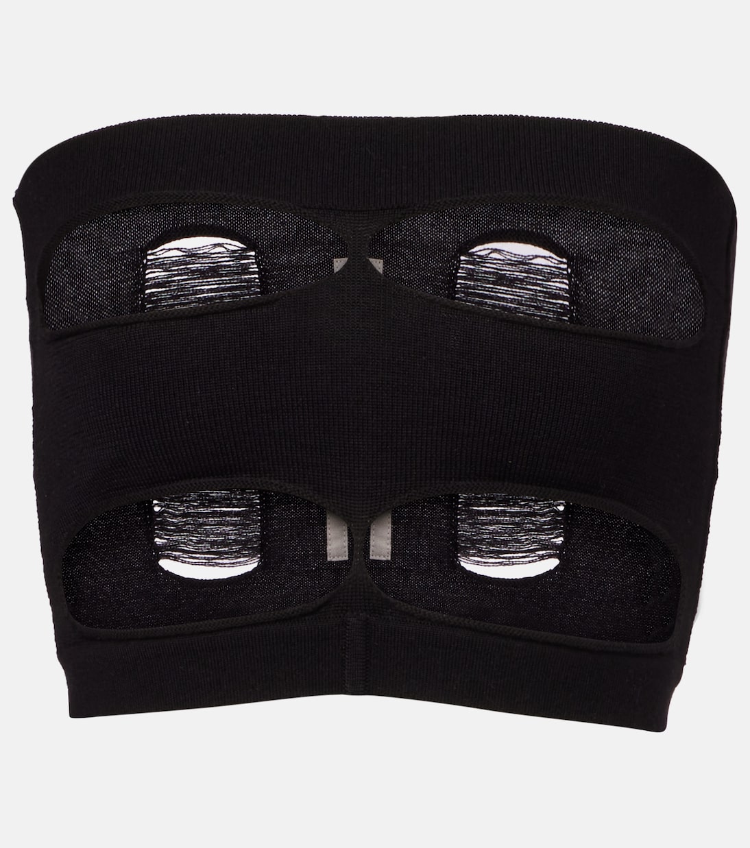 Cutout strapless wool top | Rick Owens