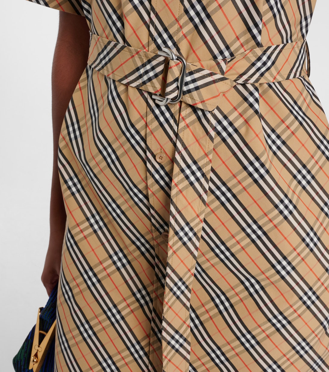 Abito chemisier Burberry Check in cotone | Burberry