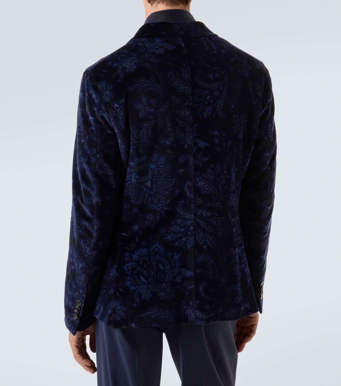 Blazer de terciopelo en mezcla de algodón | Etro
