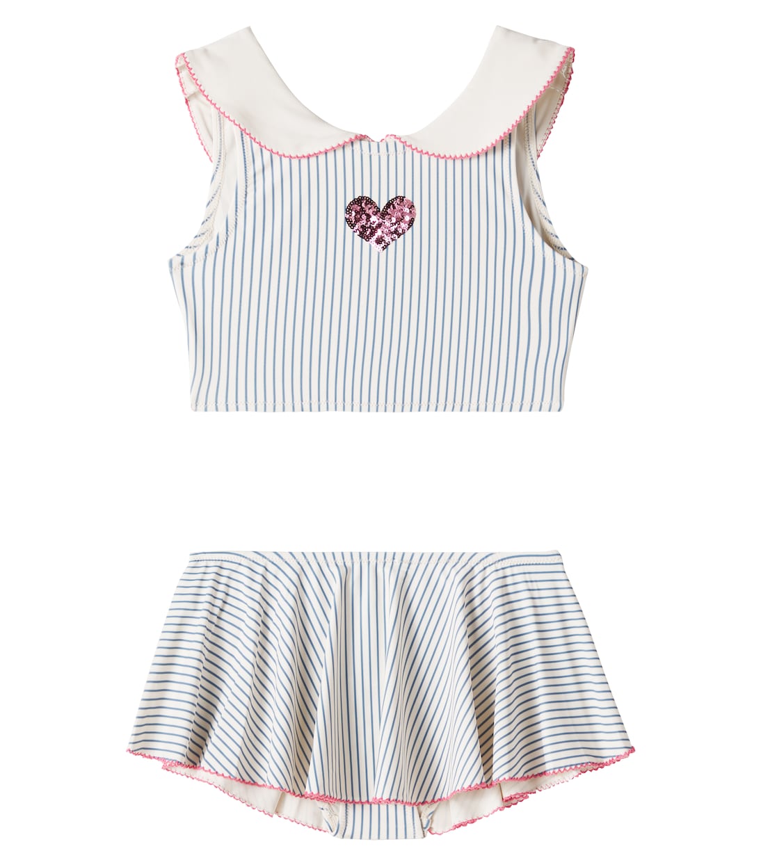 Bikini Gina rayé à ornements | Konges Sløjd