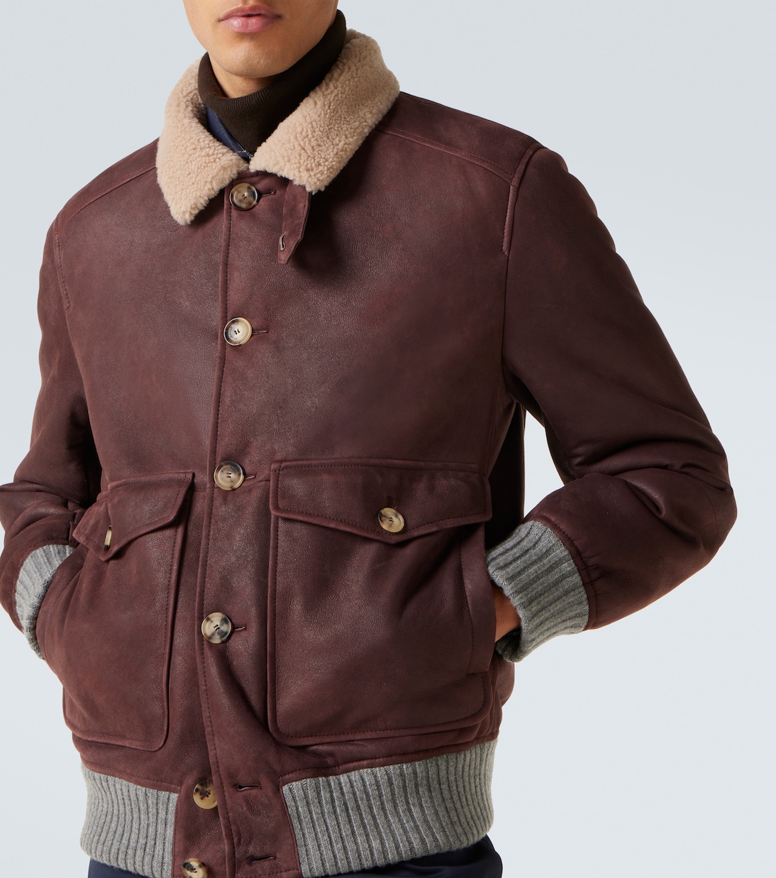 Lederjacke | Brunello Cucinelli