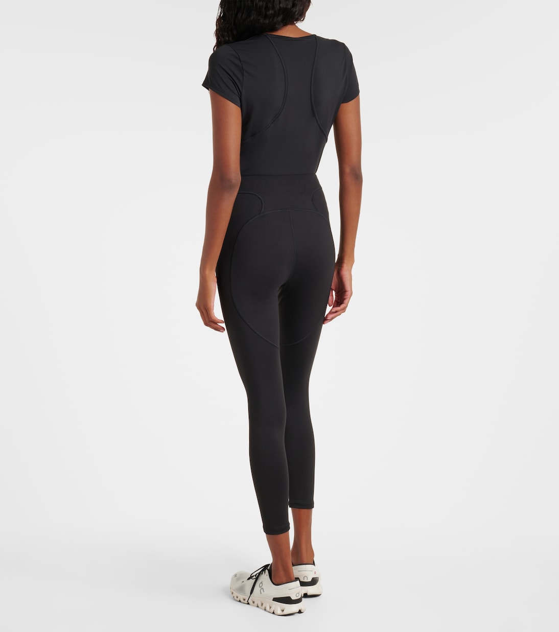 Cropped high-rise leggings | Adidas by Stella McCartney