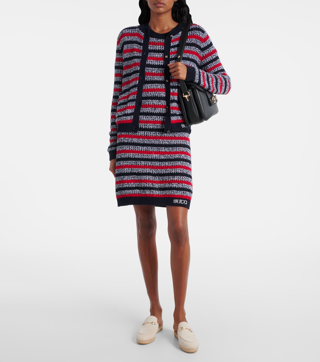 Slippers Cleo aus Veloursleder | Gucci
