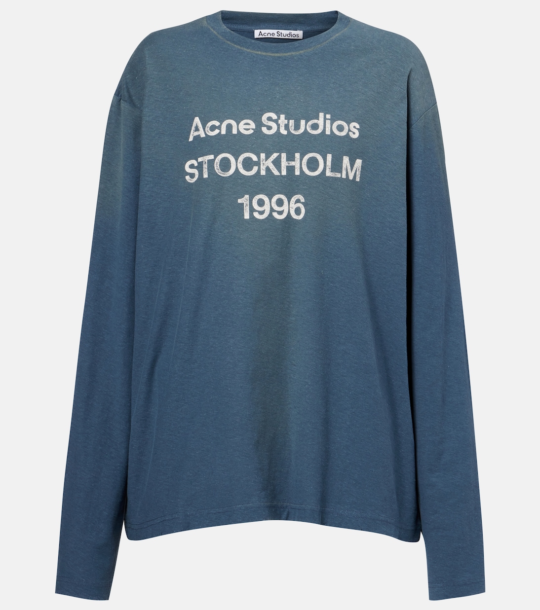 Top distressed in jersey di misto cotone | Acne Studios