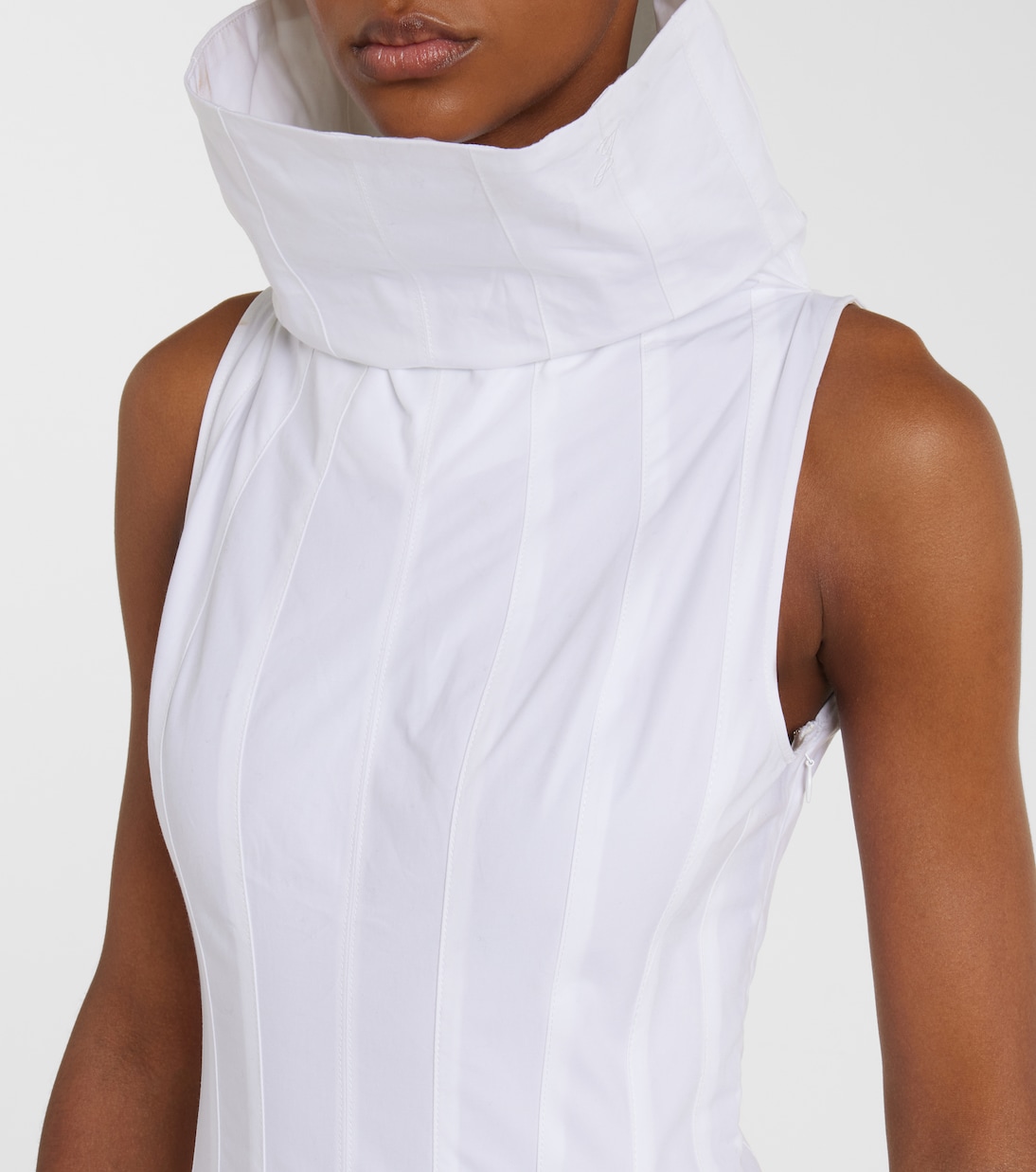 Midikleid Triana aus Baumwollpopeline | Jacquemus
