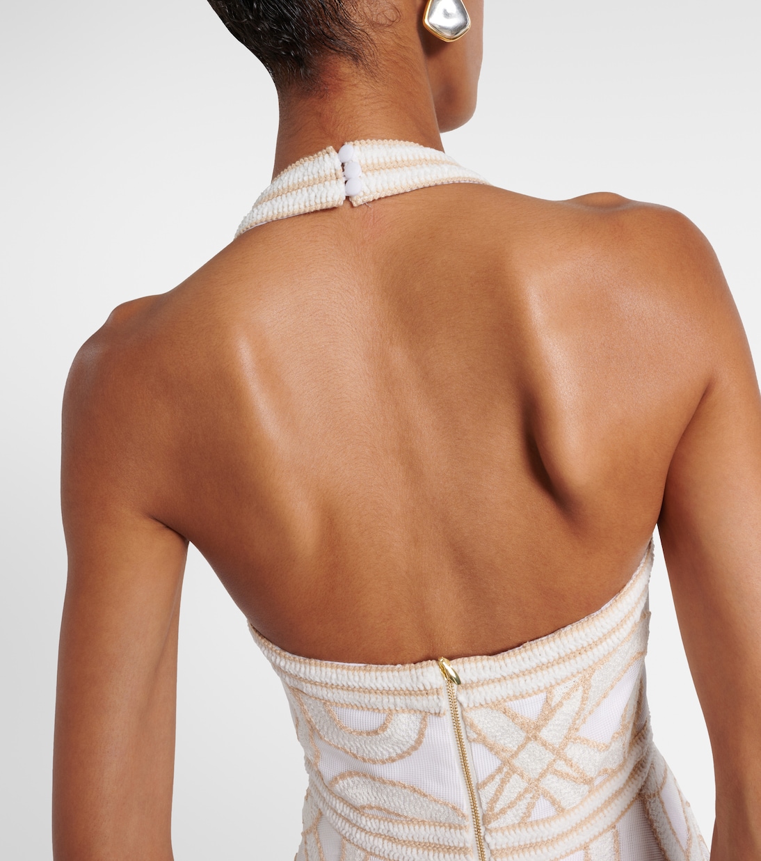 Vestido midi Irena bordado | Rebecca Vallance
