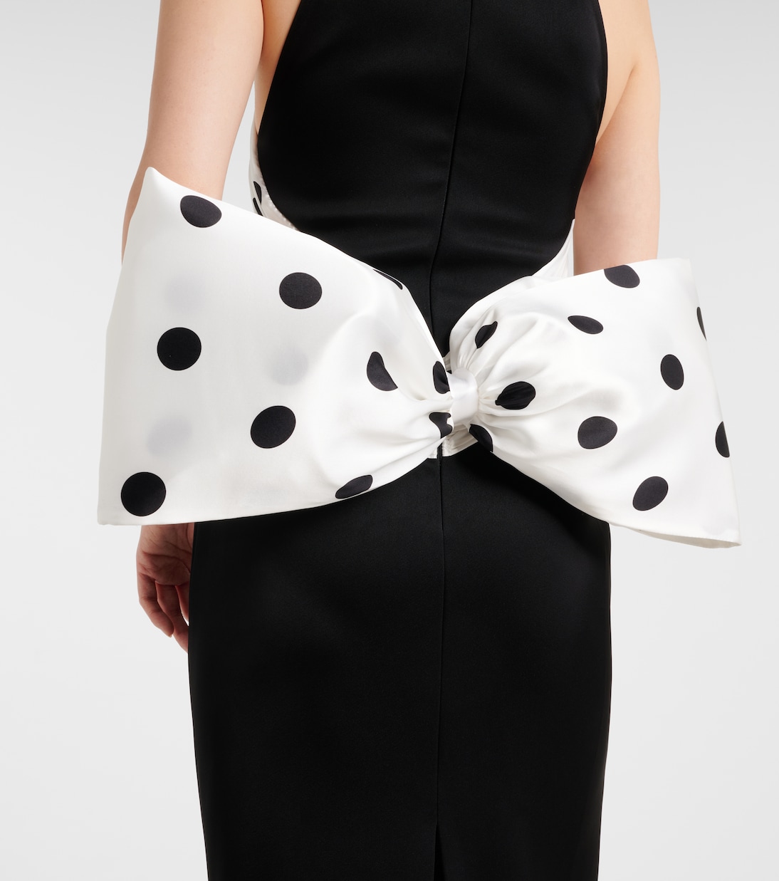 Polka-dot halterneck gown | David Koma