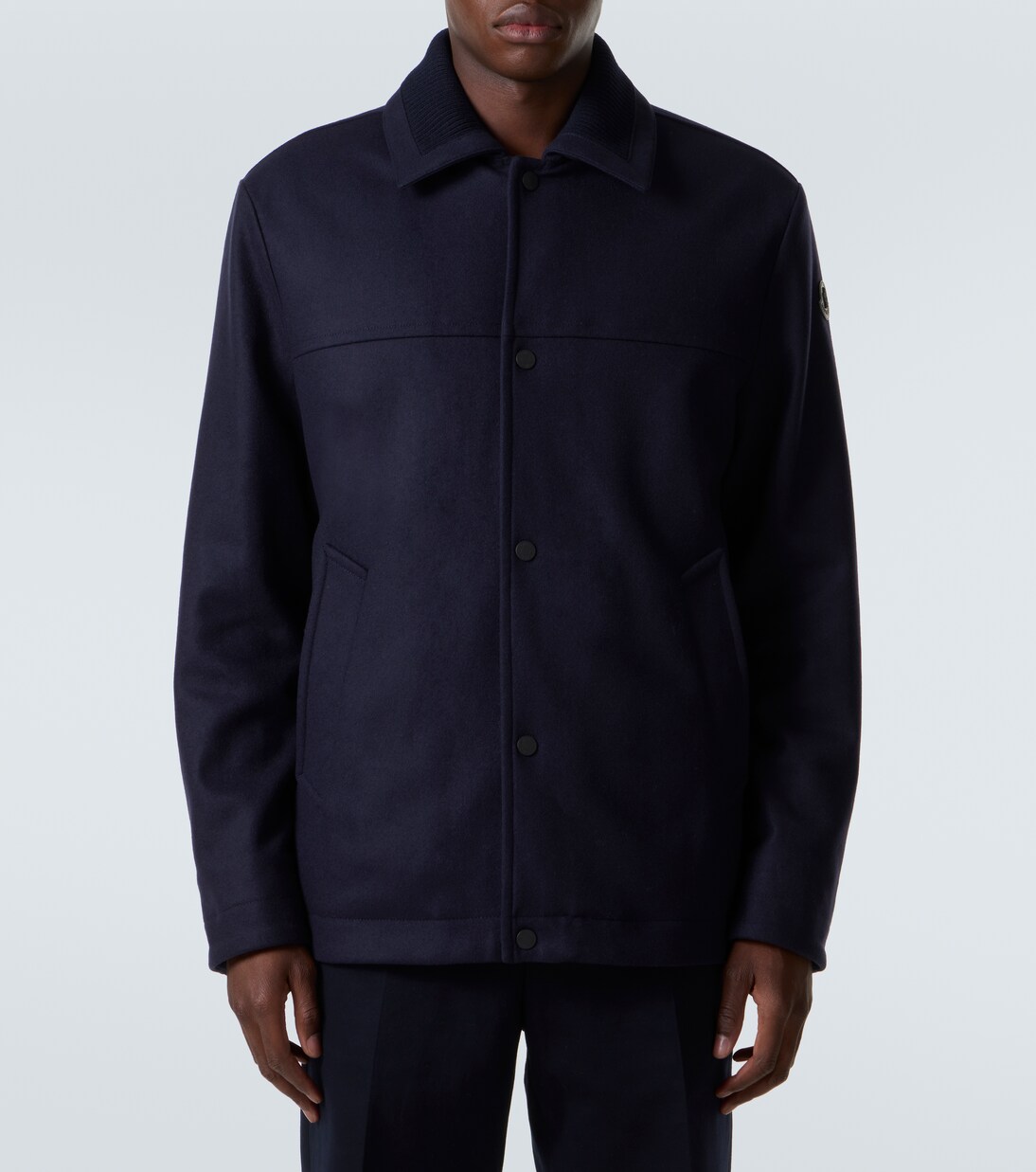 Chaqueta de plumas Emilion en mezcla de lana | Moncler