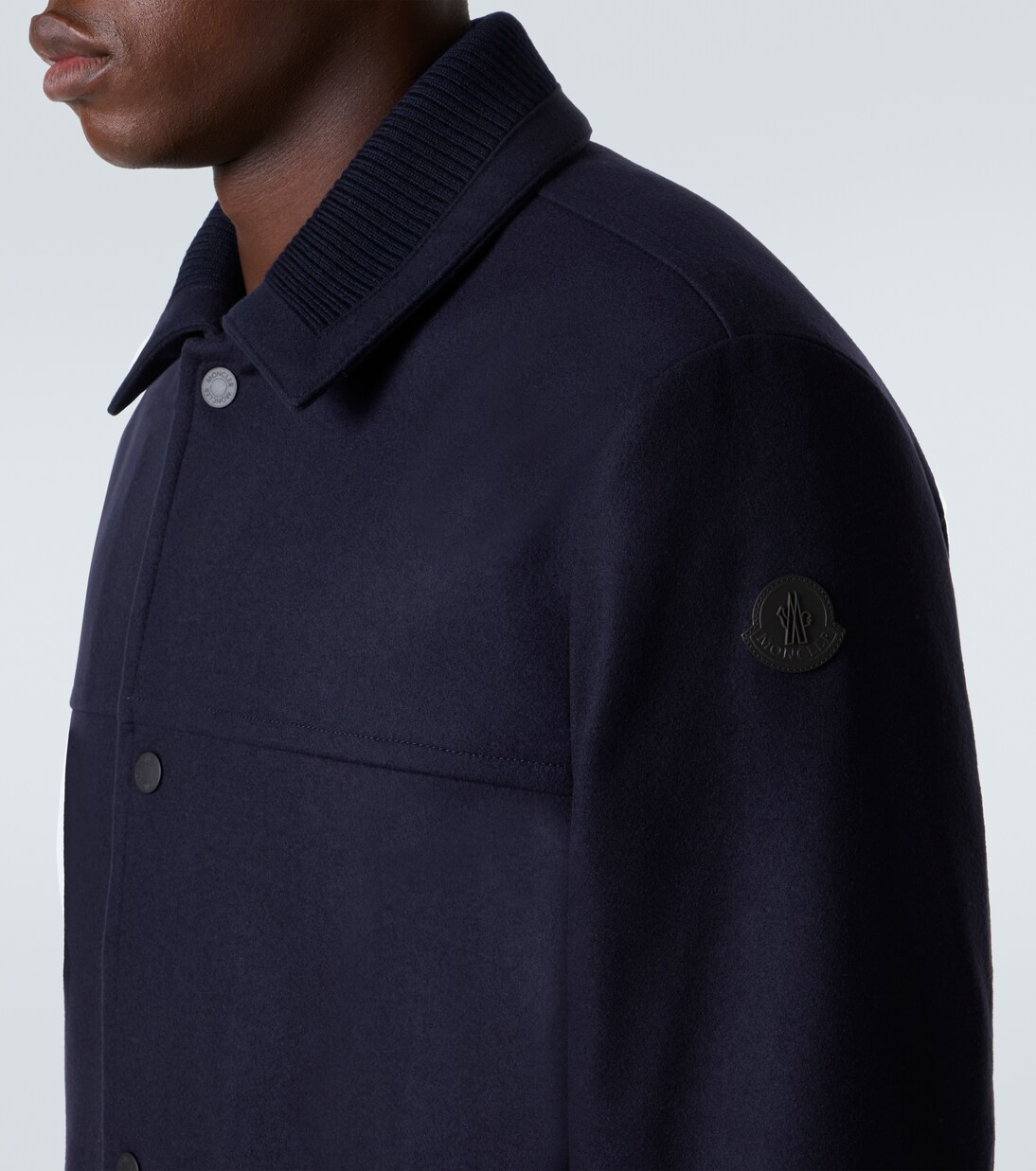 Chaqueta de plumas Emilion en mezcla de lana | Moncler