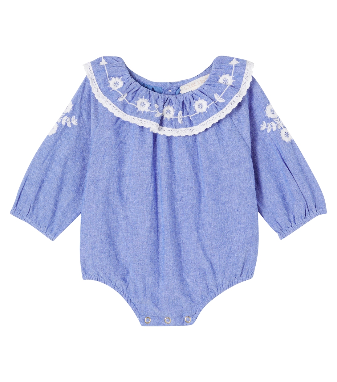 Baby Ilani cotton chambray playsuit | Louise Misha