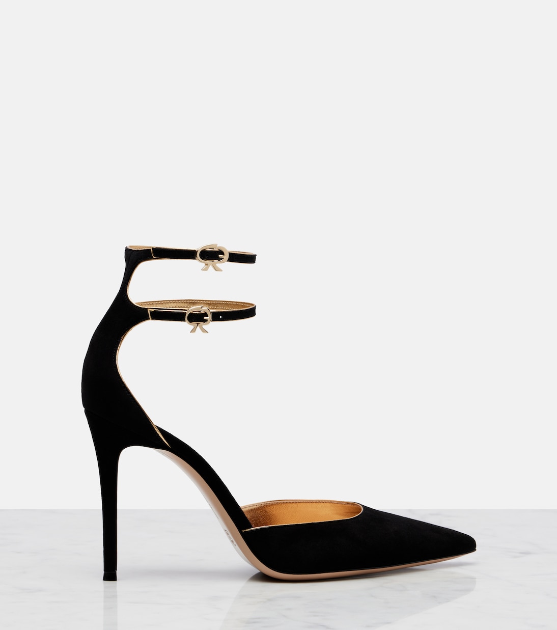 95绒面革高跟鞋 | Gianvito Rossi