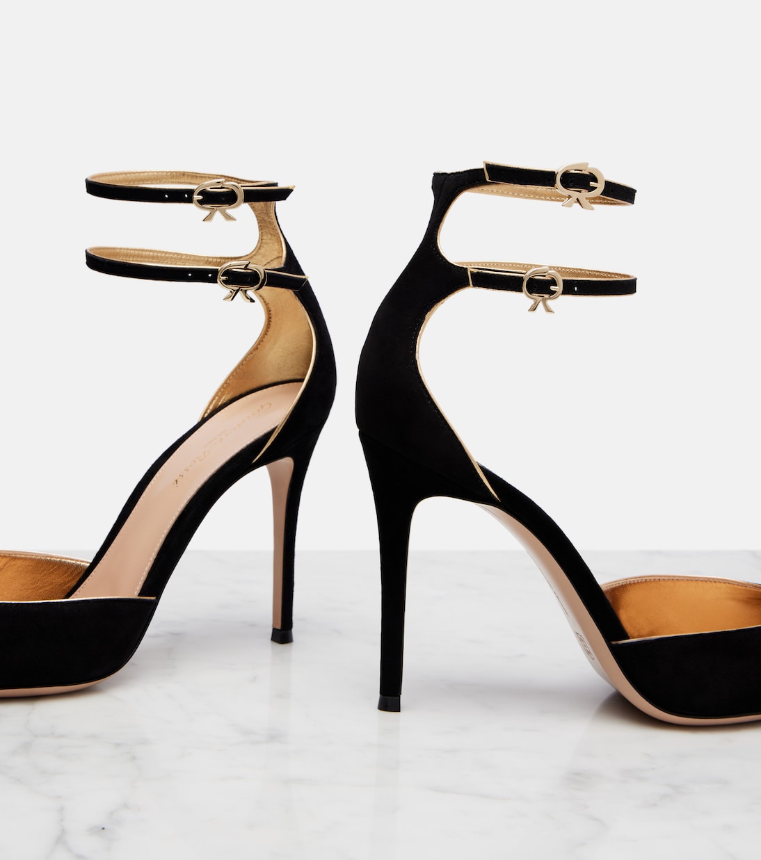 95绒面革高跟鞋 | Gianvito Rossi