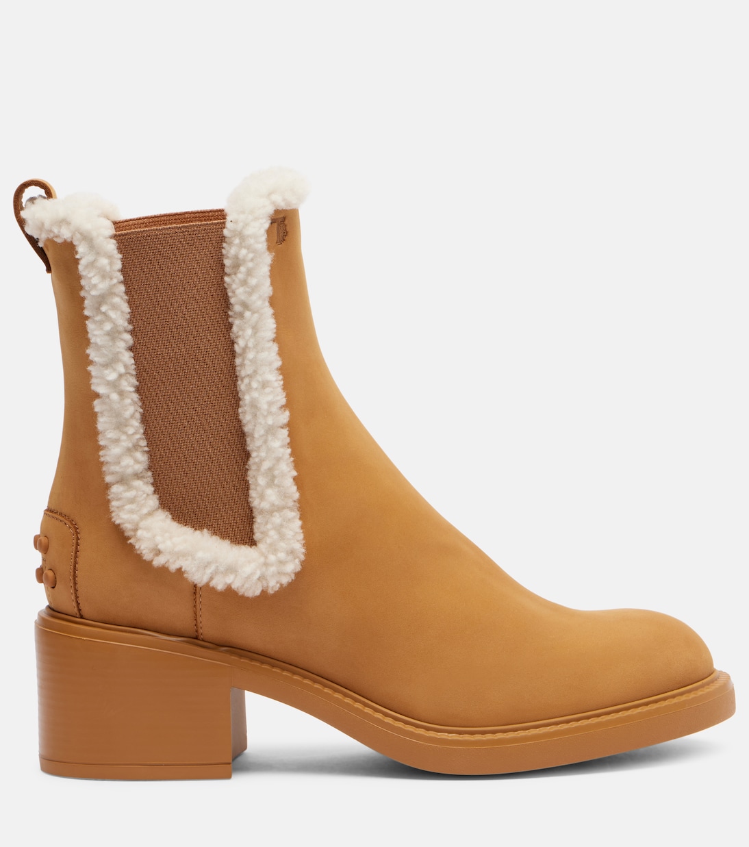 Botas chelsea de ante con borrego | Tod's