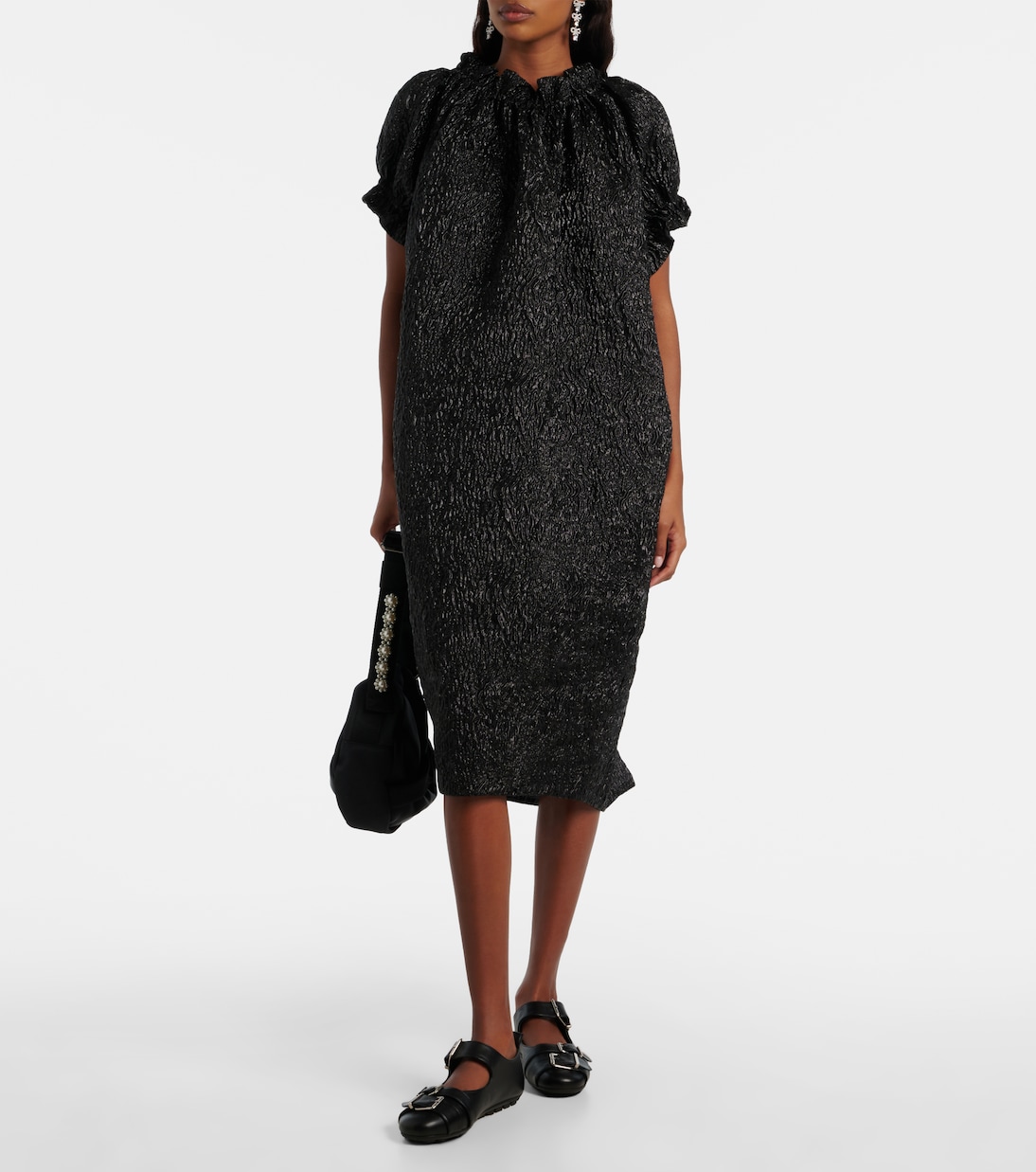 Gathered midi dress | Simone Rocha