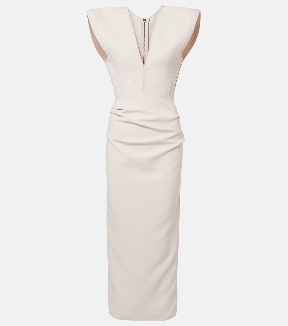 Wingtip draped midi dress | Maticevski