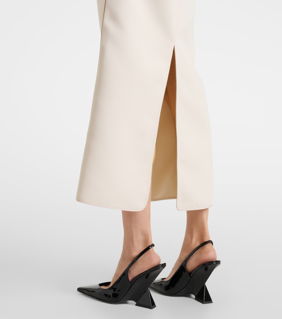 Wingtip draped midi dress | Maticevski